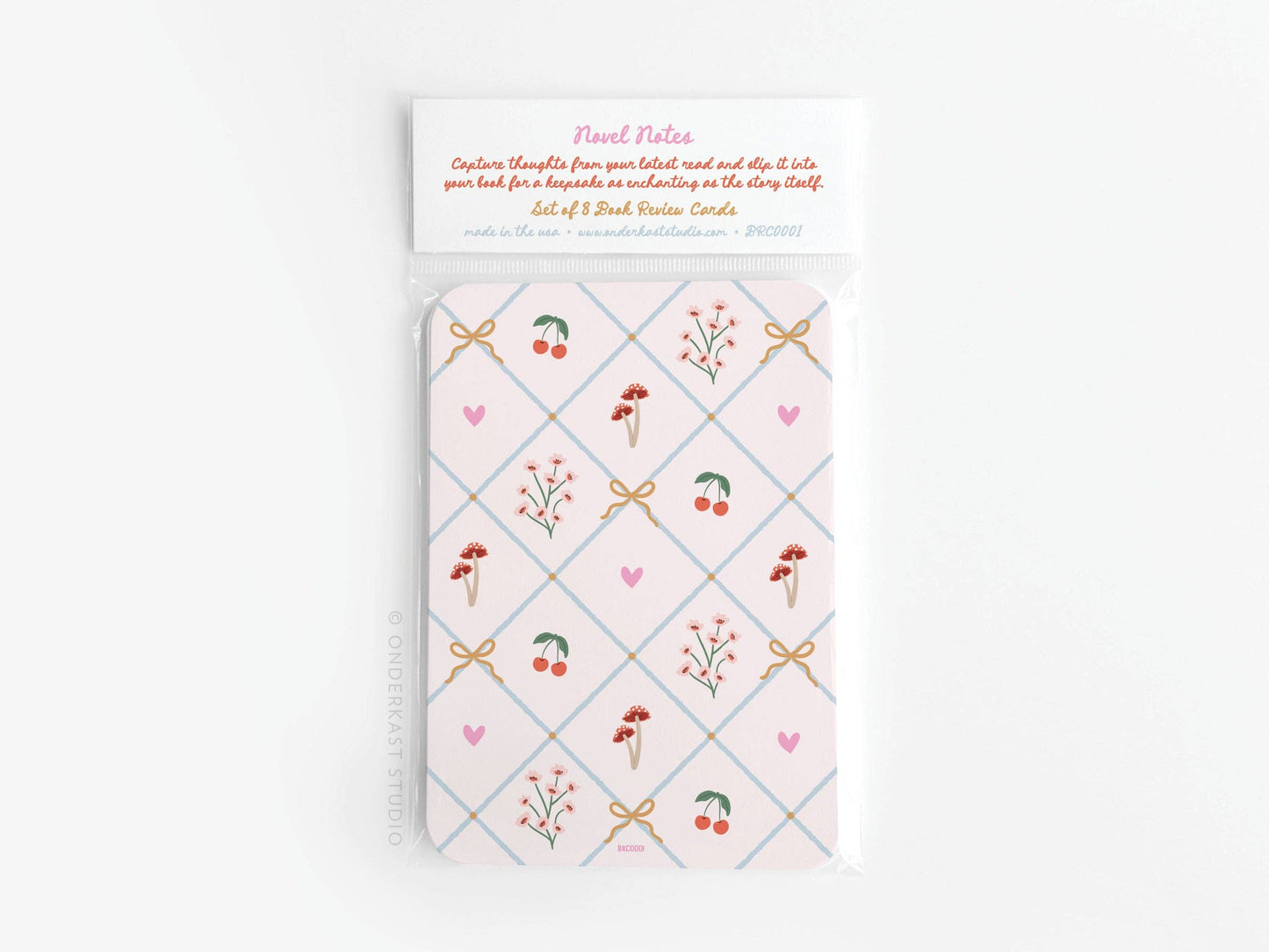 Coquette Novel Notes Book Review Card Set