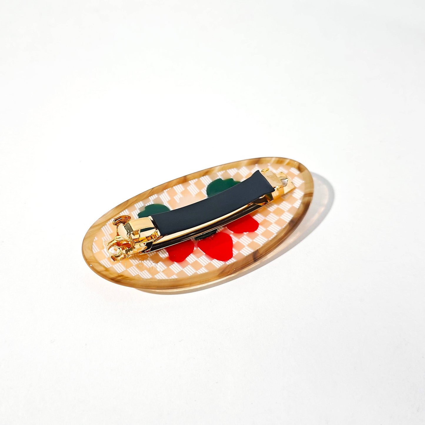 Strawberry Fields Ponytail Barrette
