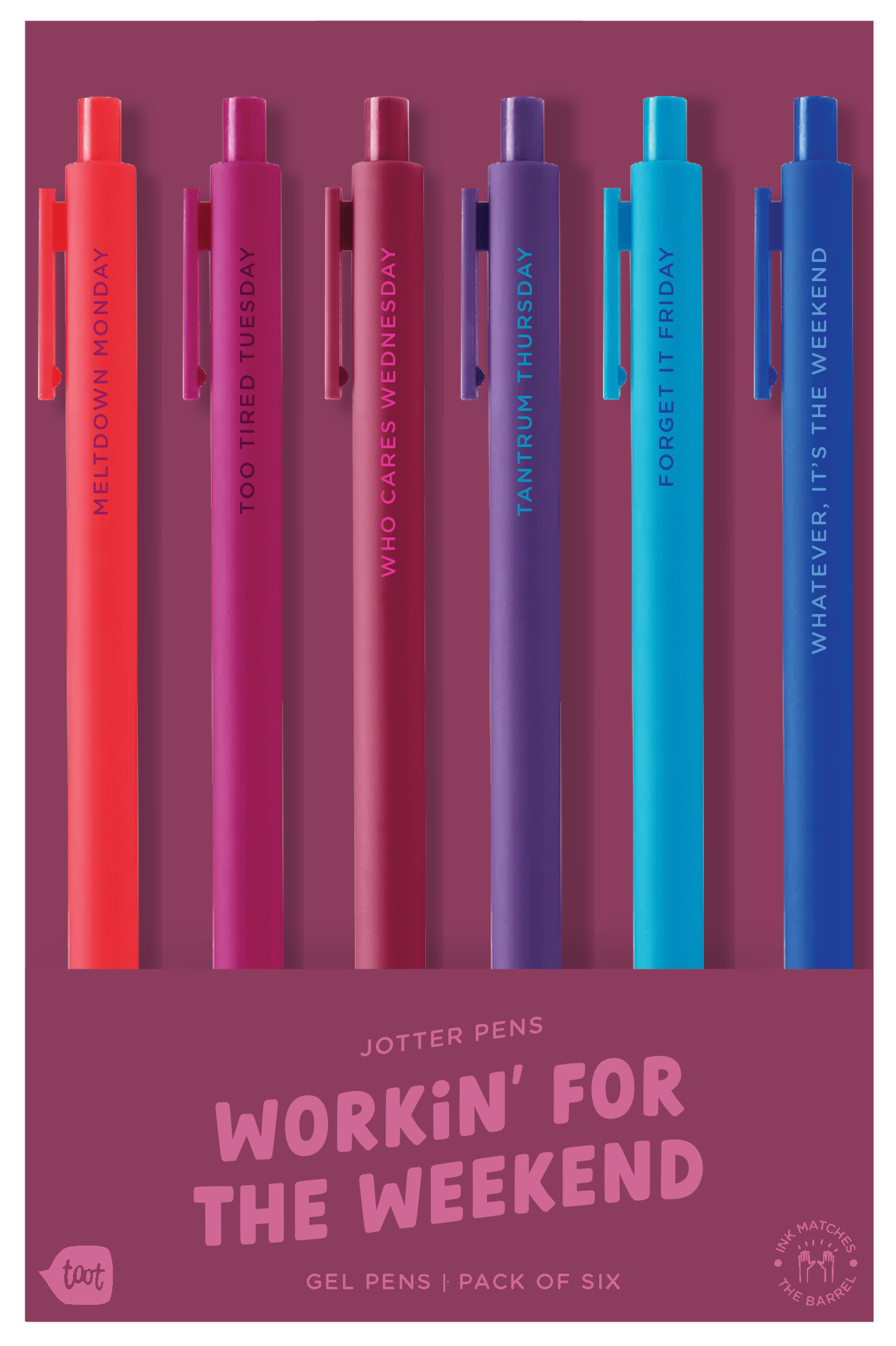 Pen Jotter Set - 6 pack