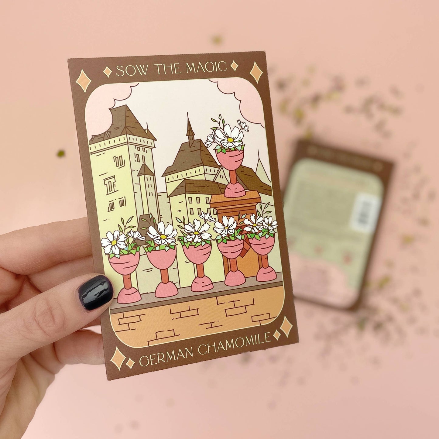 Seed Packet- German Chamomile Tarot Garden + Gift