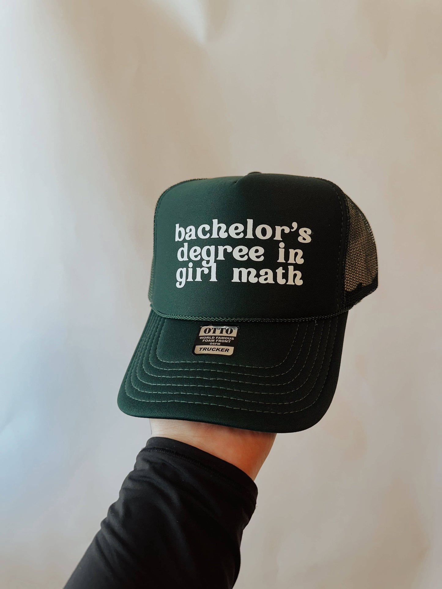 Bachelors Degree In Girl Math Trucker Hat