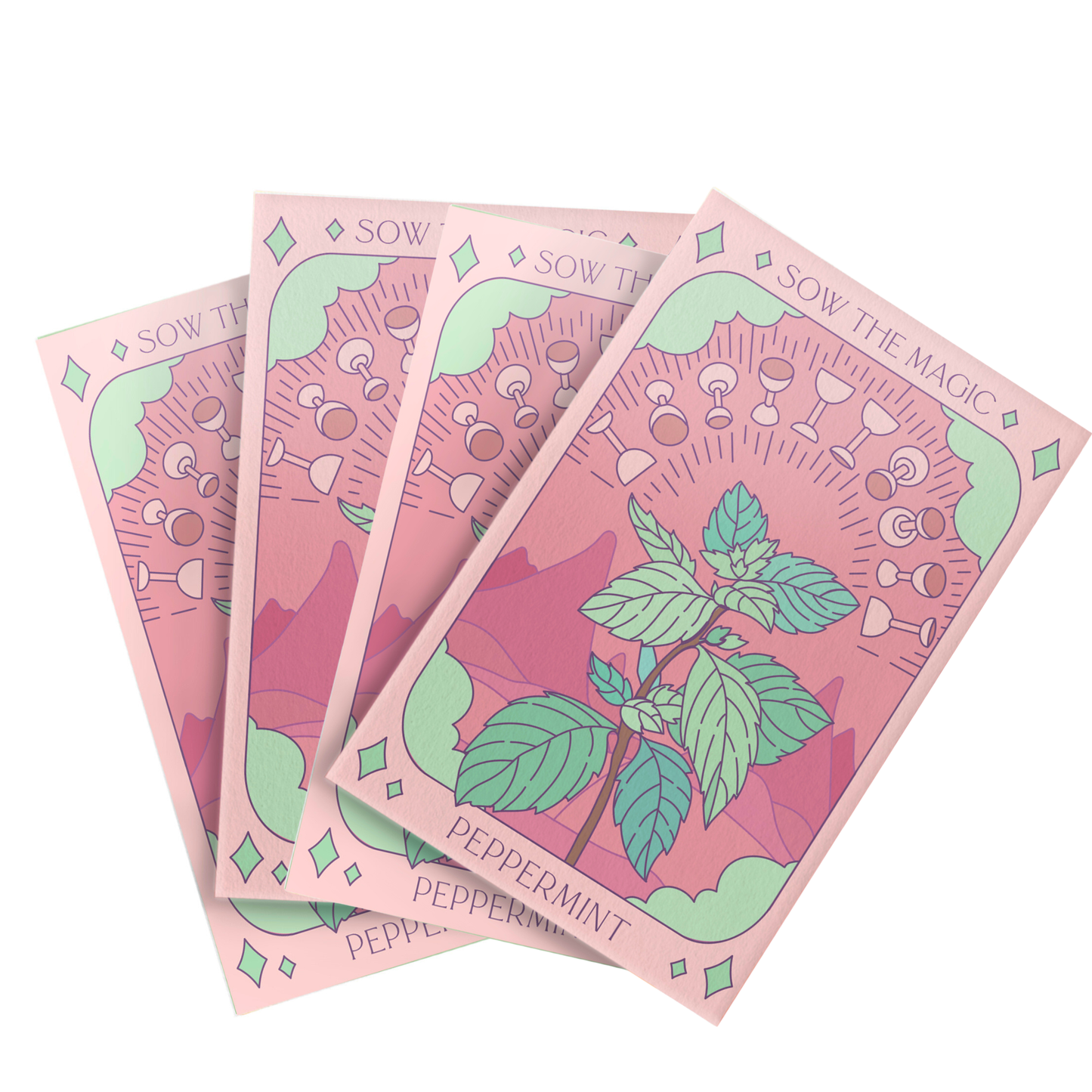 Seed Packet- Peppermint Tarot Garden + Gift