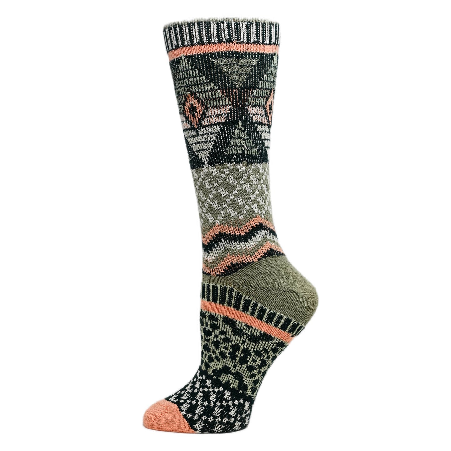 Emma | Women's Pattern Soft Fuzzy Knit Socks