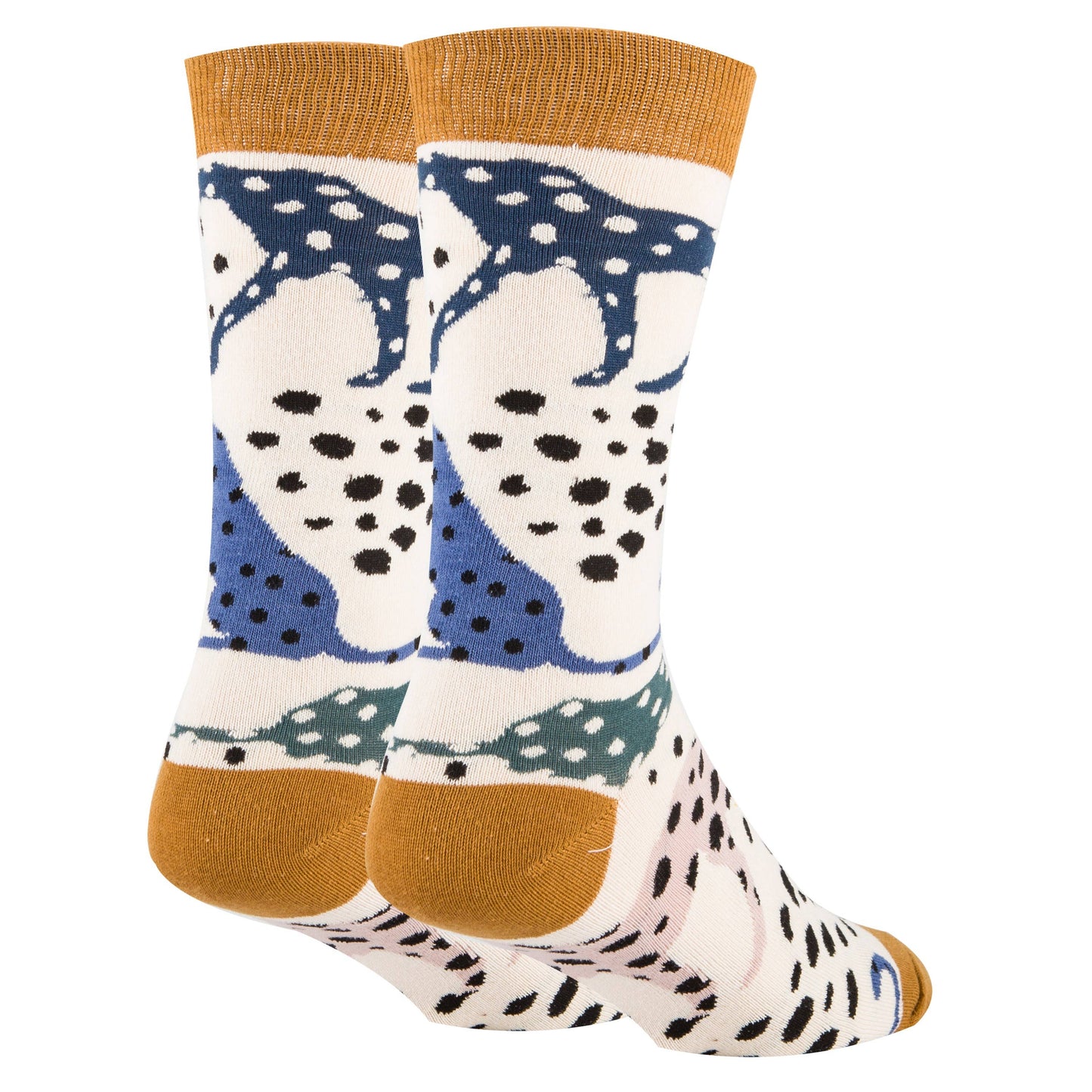 Cheetah Charm | Men's Premium Cotton Crew Socks