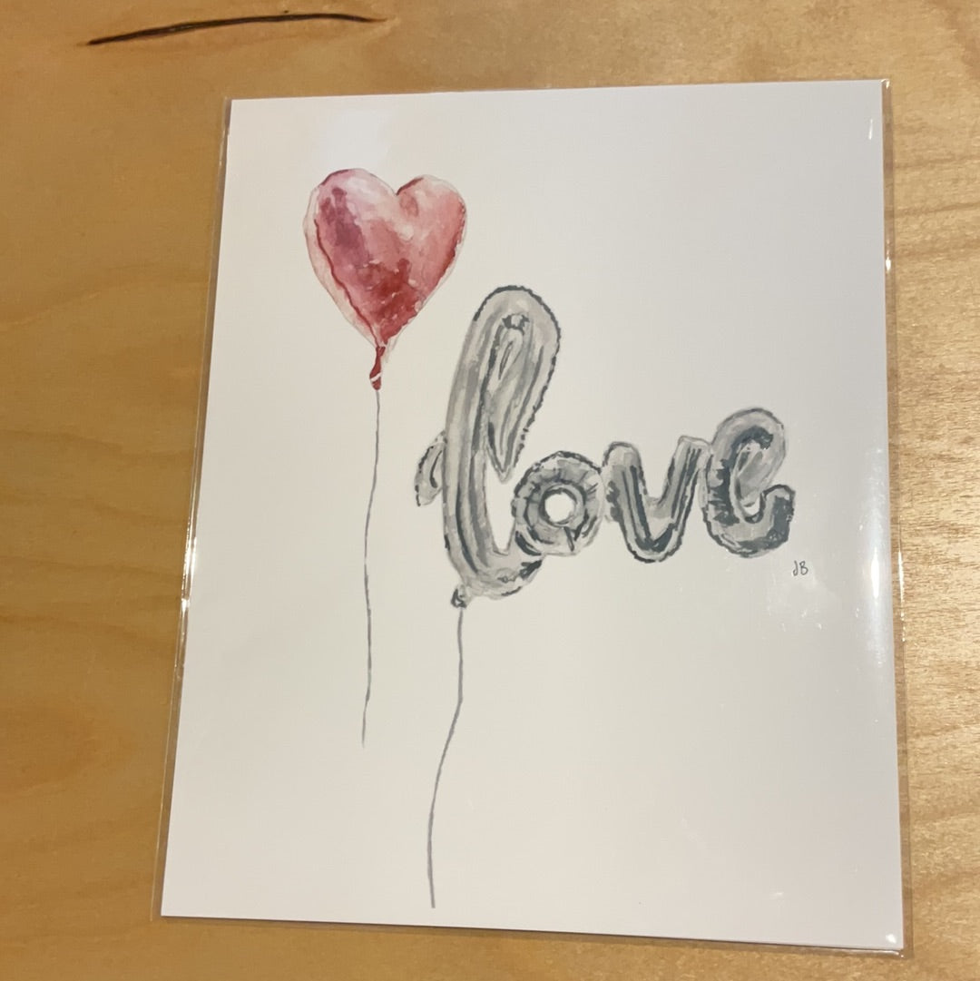 Seasonal Watercolor Prints by Jaclyn Blackerby