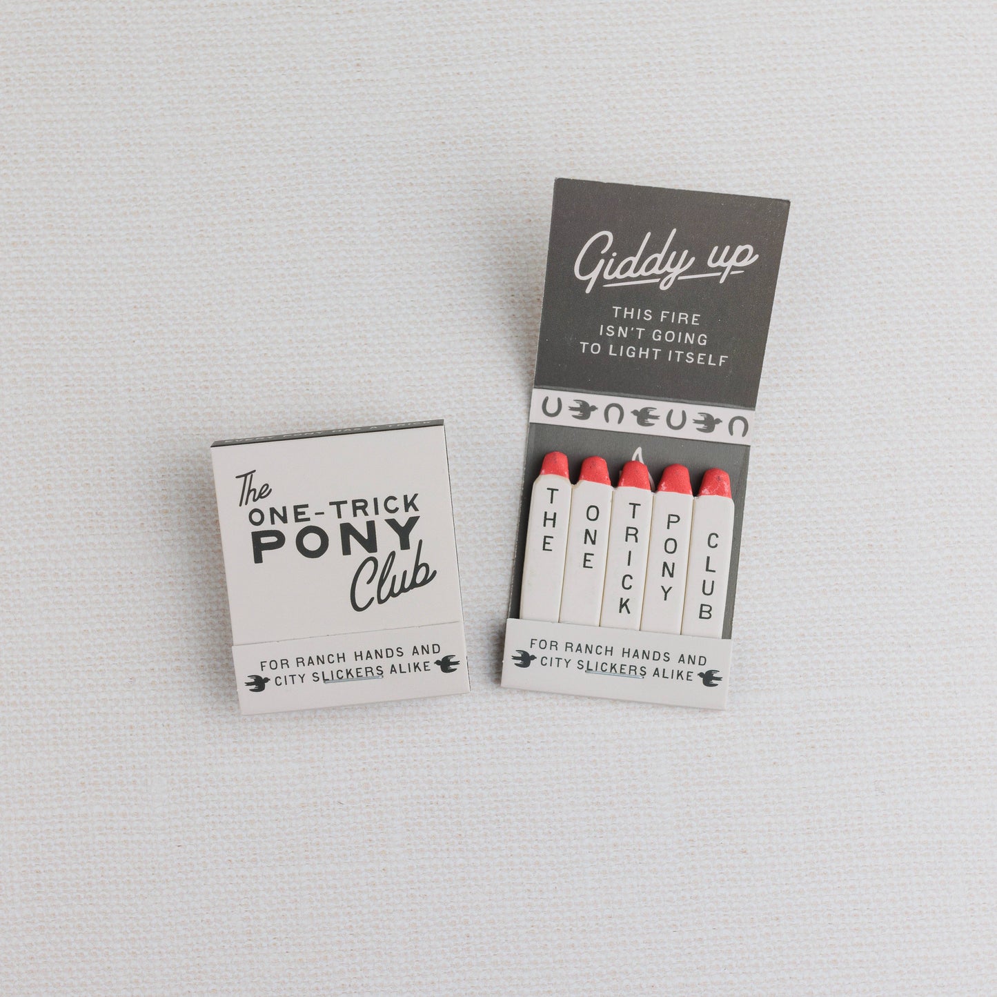 The One-Trick Pony Matchbook | New Design!