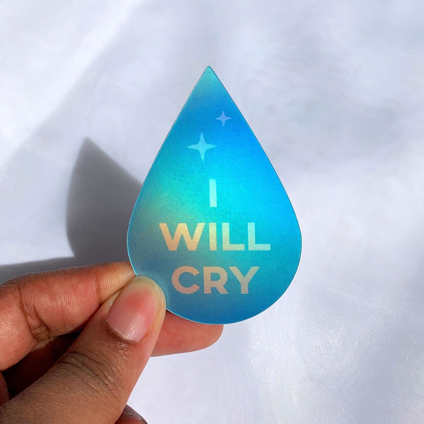 I Will Cry Sticker - 2