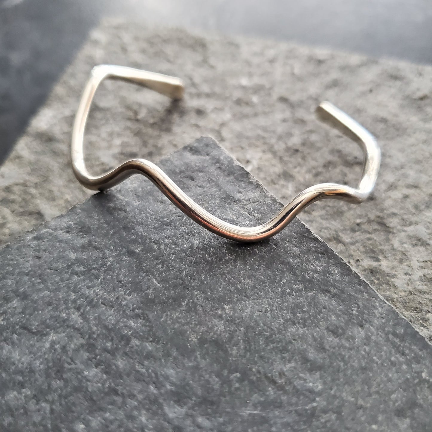 Wave Cuff - Sterling Silver - 1