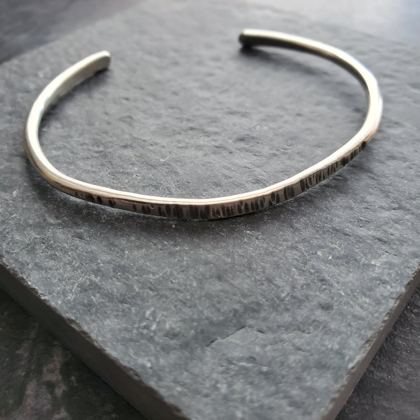 Hammered Cuff - Sterling Silver - 1