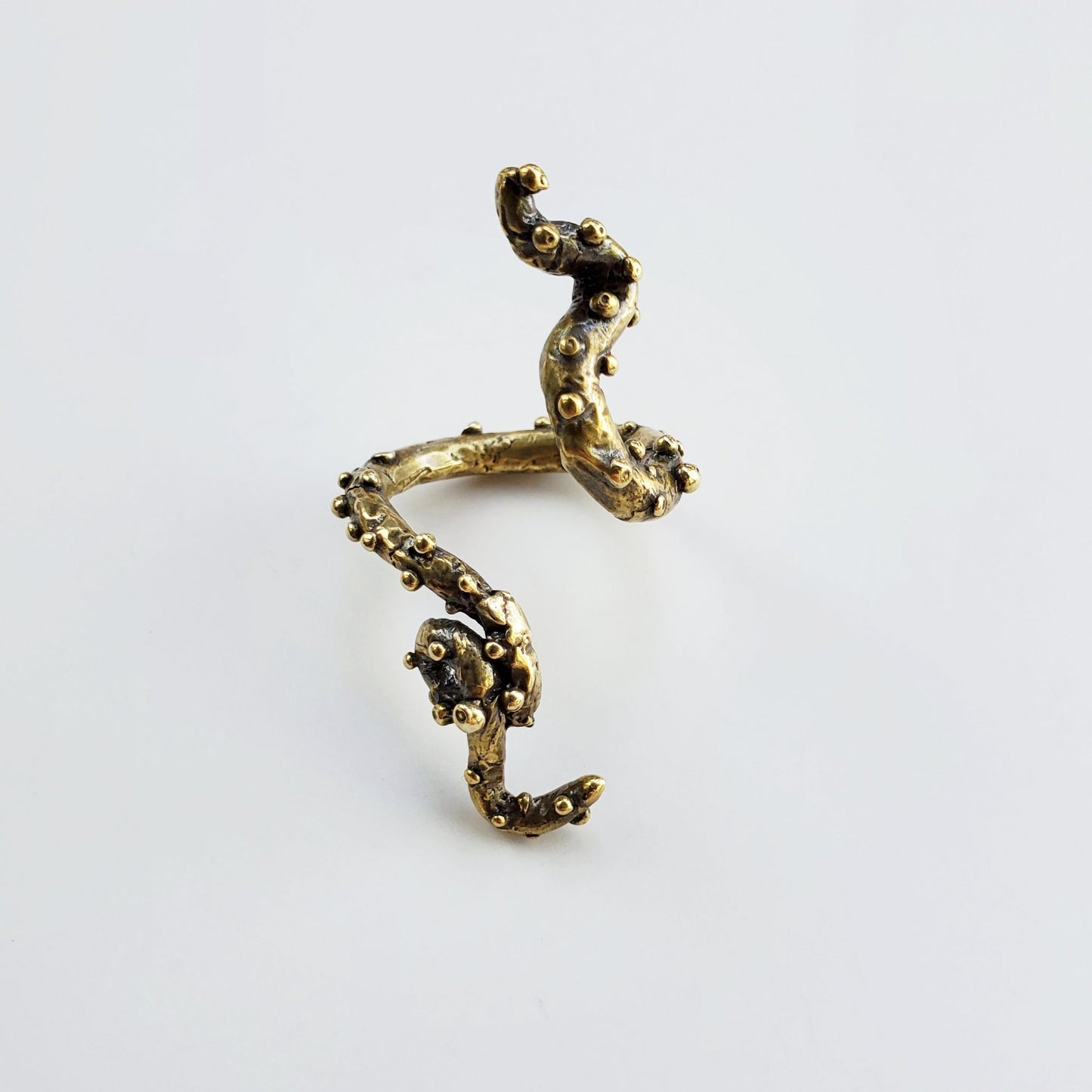 Tentacle Ring - Brass - 1
