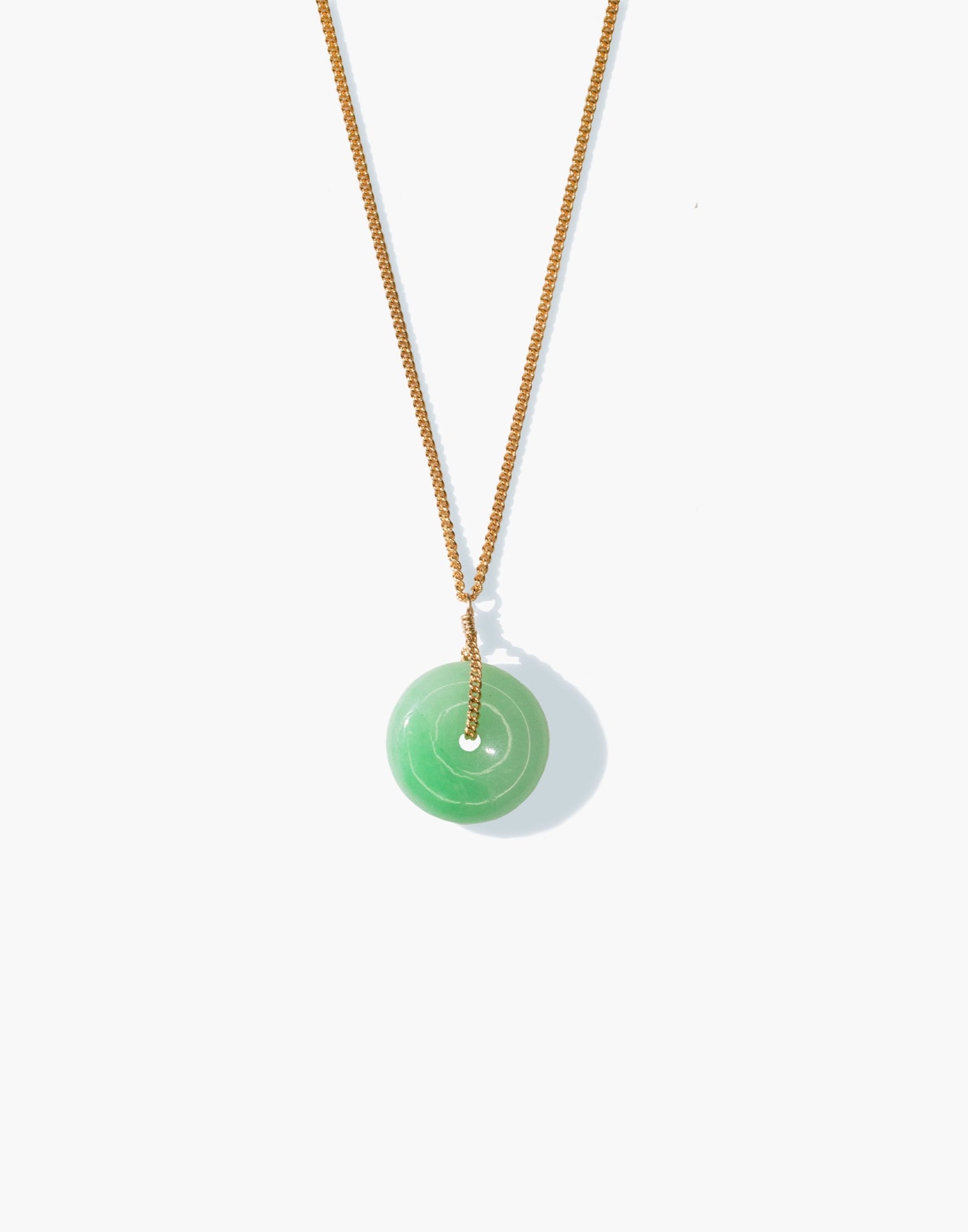 Jade Coin Necklace - 1