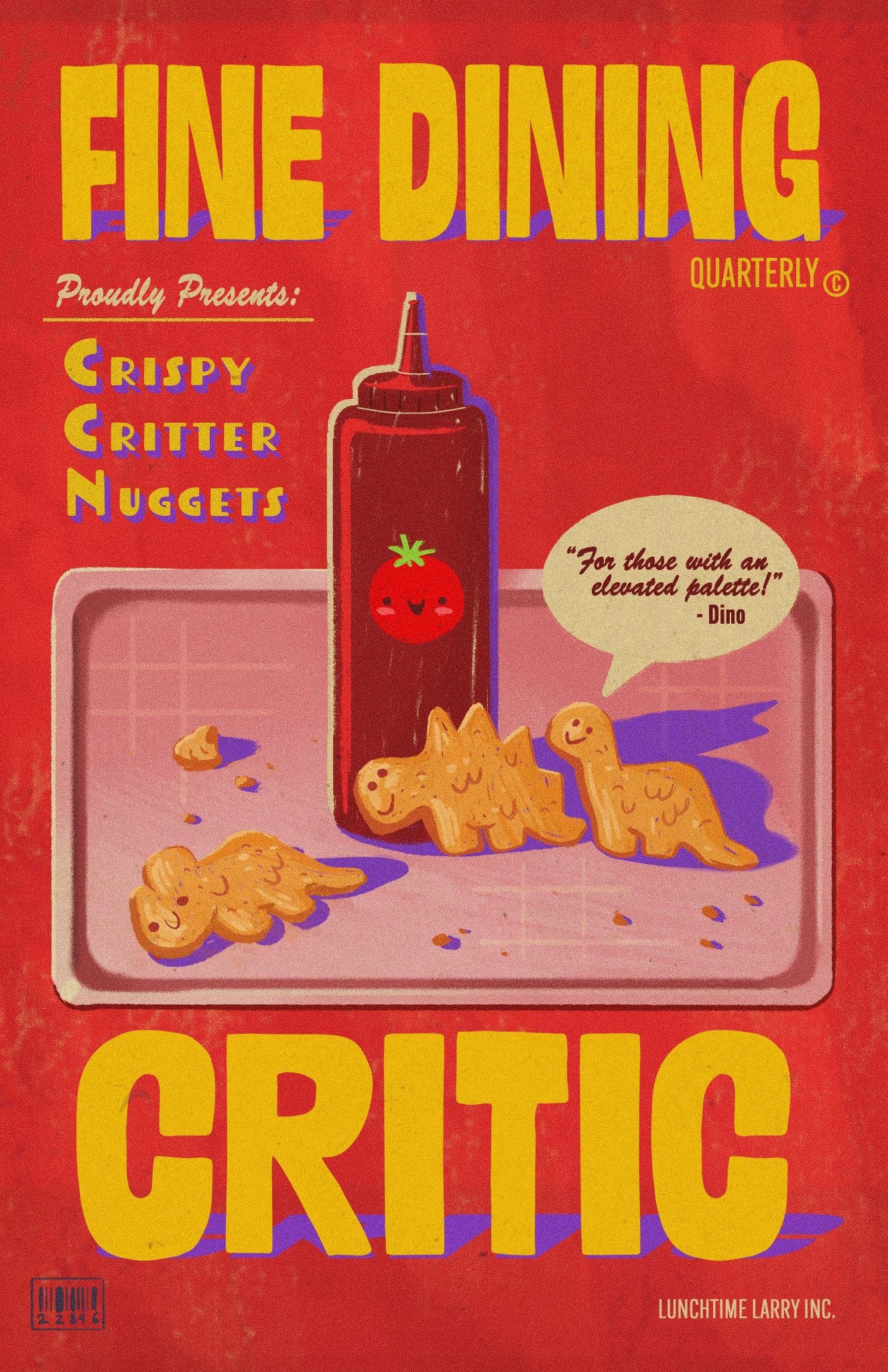 "Fine Dining Critic Quarterly" Print - 2