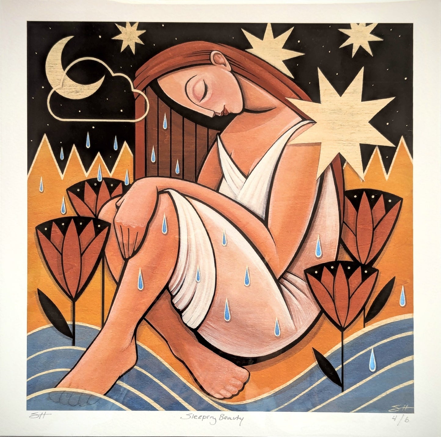 12"x12" fine art print- "Sleeping Beauty" - 1