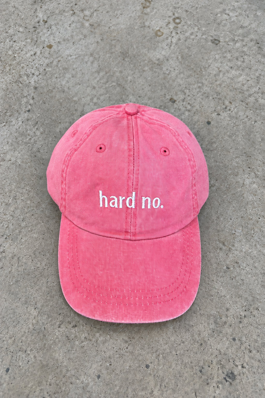 Hard No Baseball Cap - 1