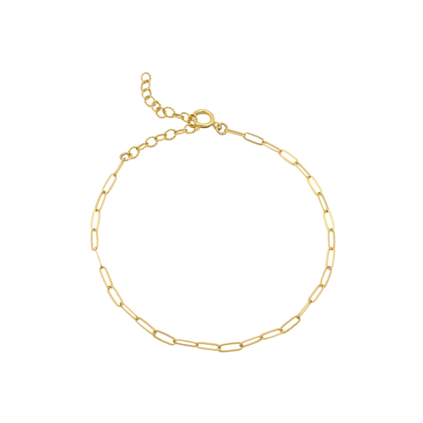 Bracelet - Petite Paperclip Chain 14k Gold-filled WBJ - 1