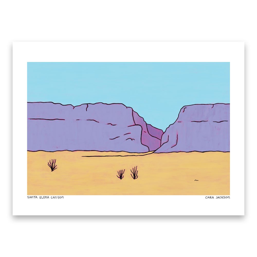 Santa Elena Canyon Art Print - 1
