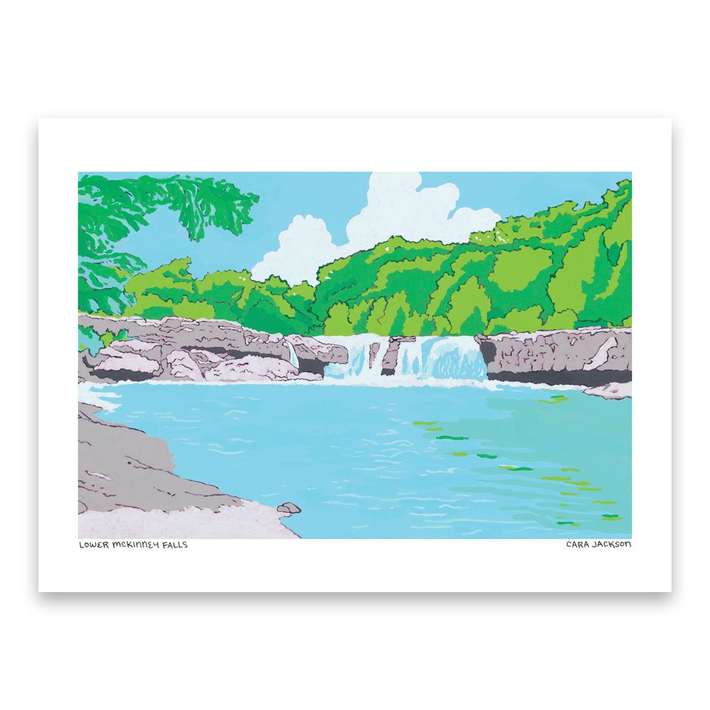 Lower McKinney Falls Art Print - 1