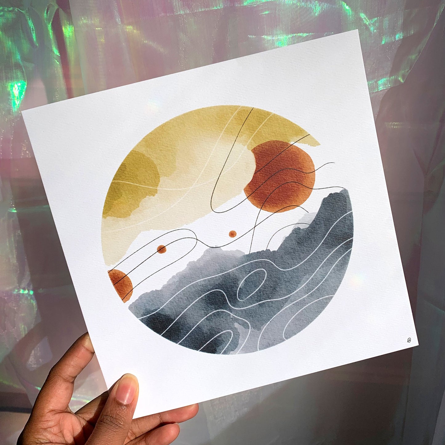 8x8 Art Print - Blob 1 - 1