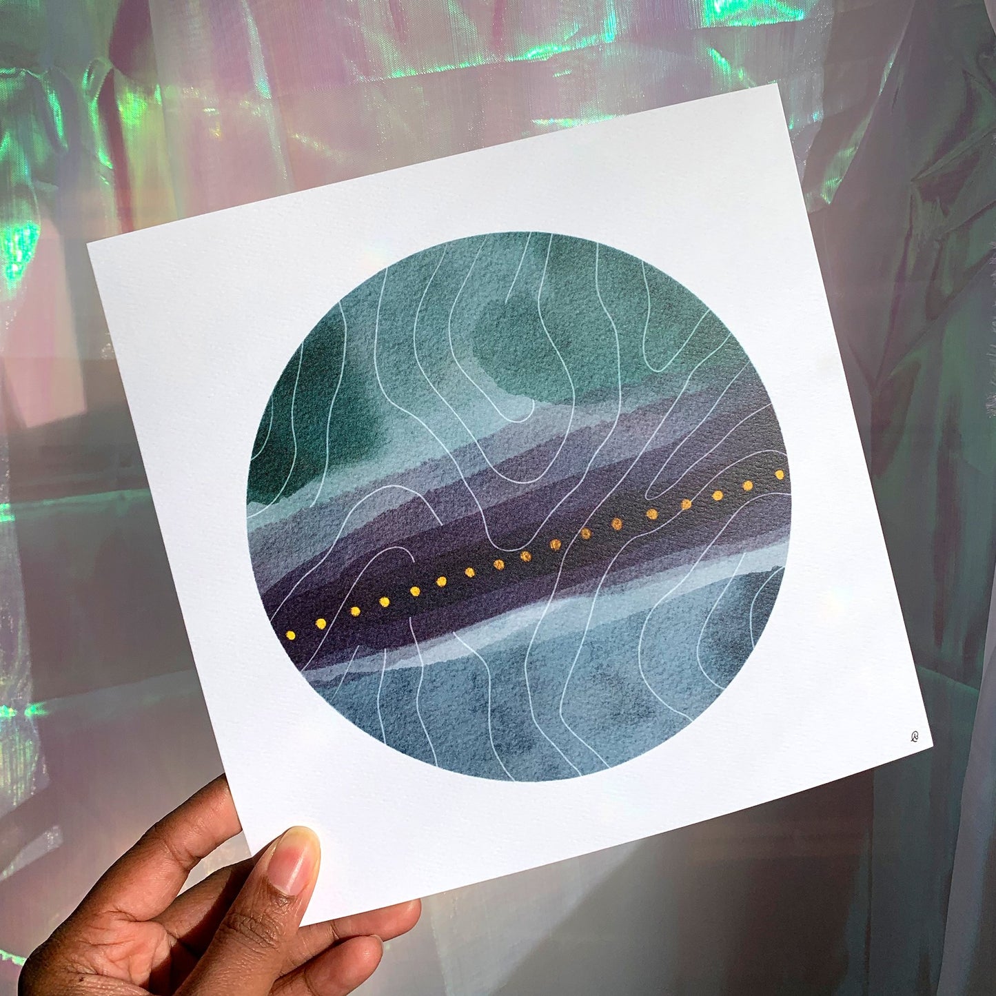 8x8 Art Print - Blob 2 - 1