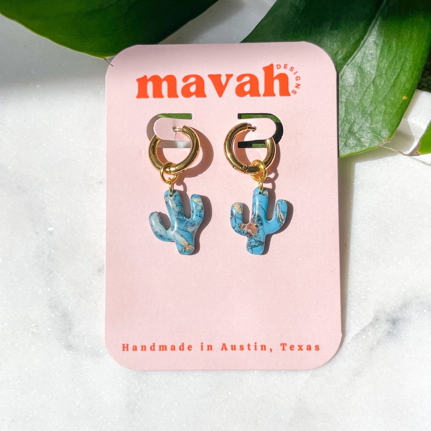 Turquoise Cactus Huggies - 2