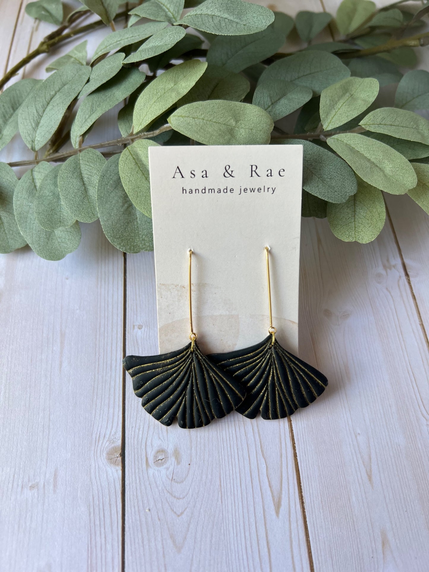 Ginkgo Leaf Dangle - 1