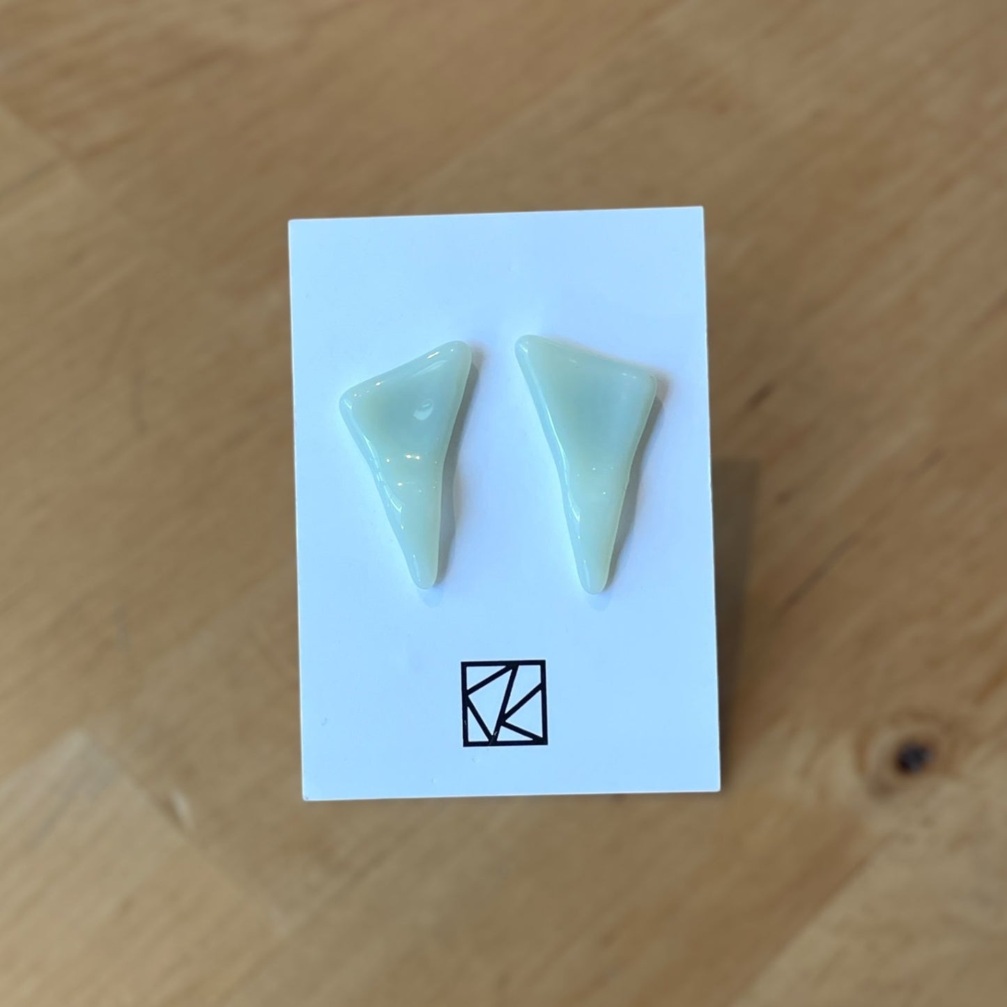 Glass "Wave" Earrings (various colors)