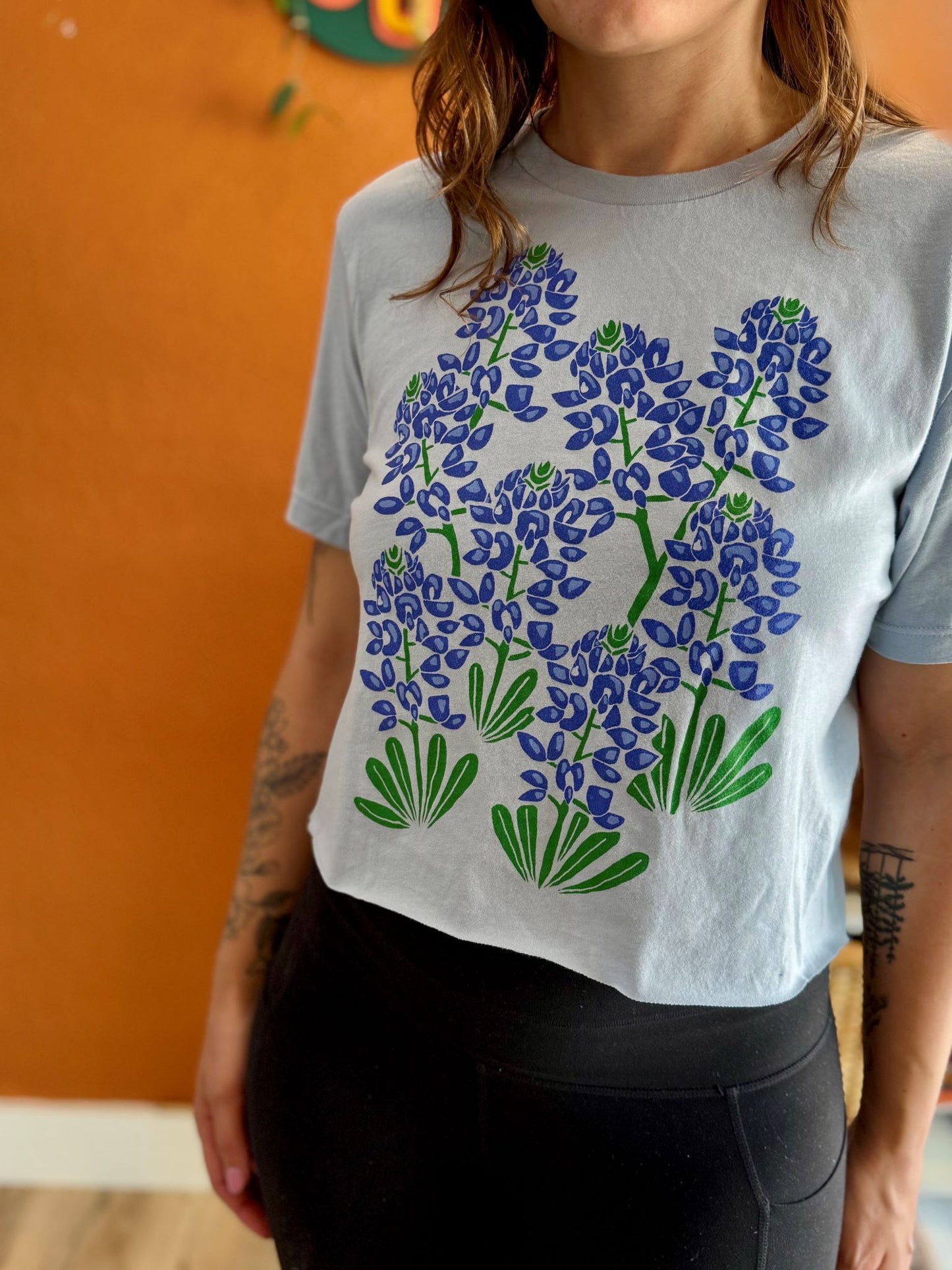 Bluebonnet Crop Top