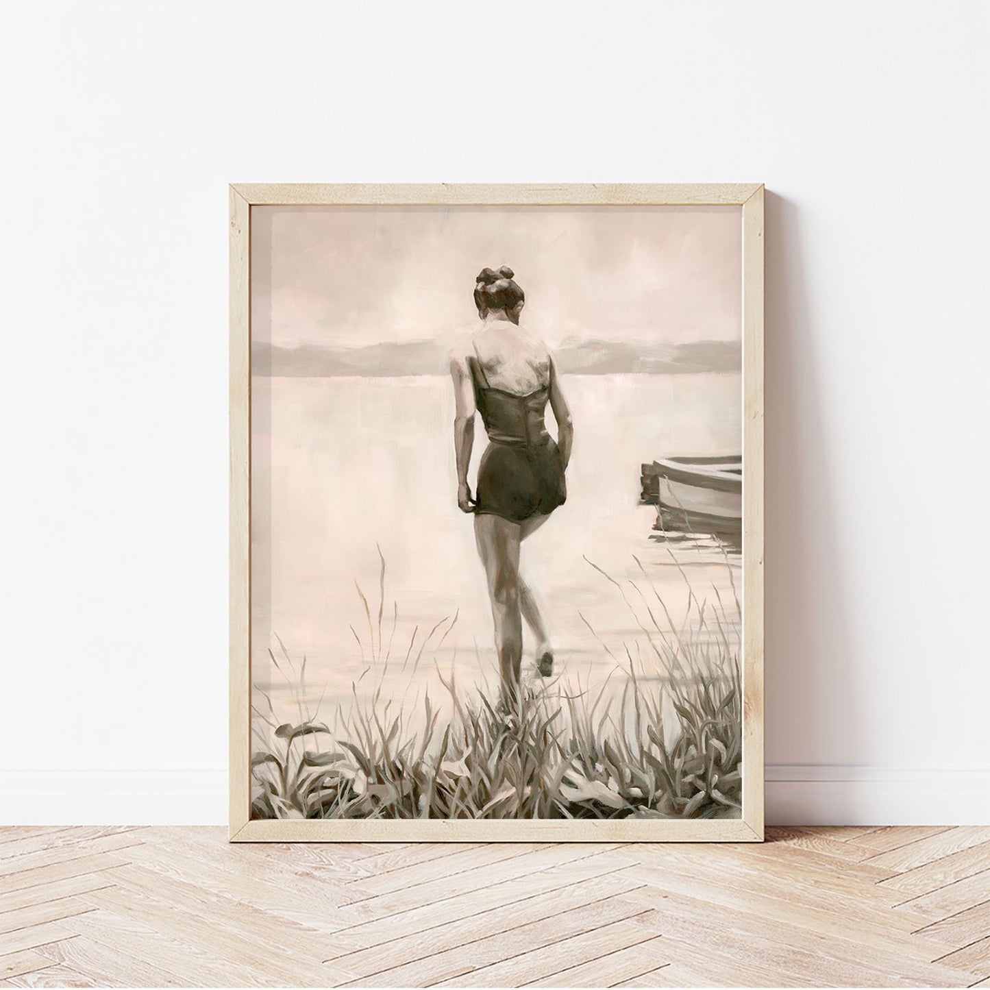 Elegant in the Stillness Print