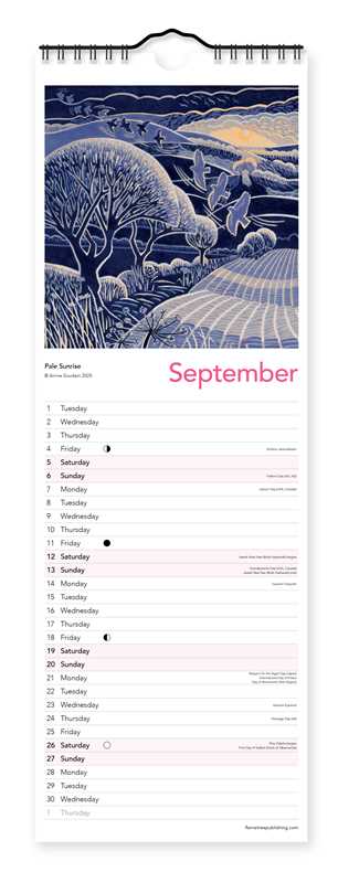 Annie Soudain Slim Calendar 2026 (Art Calendar) by