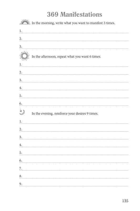 369 Manifestation Journal by Berni Johnson