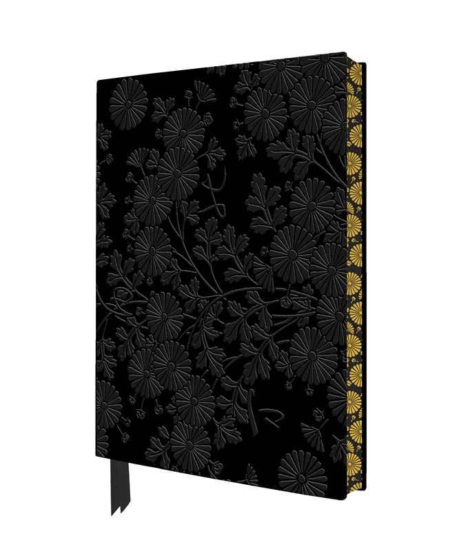 Uematsu Hobi: Box Decorated with Chrysanthemums Artisan Art Notebook (Flame Tree Journals) by