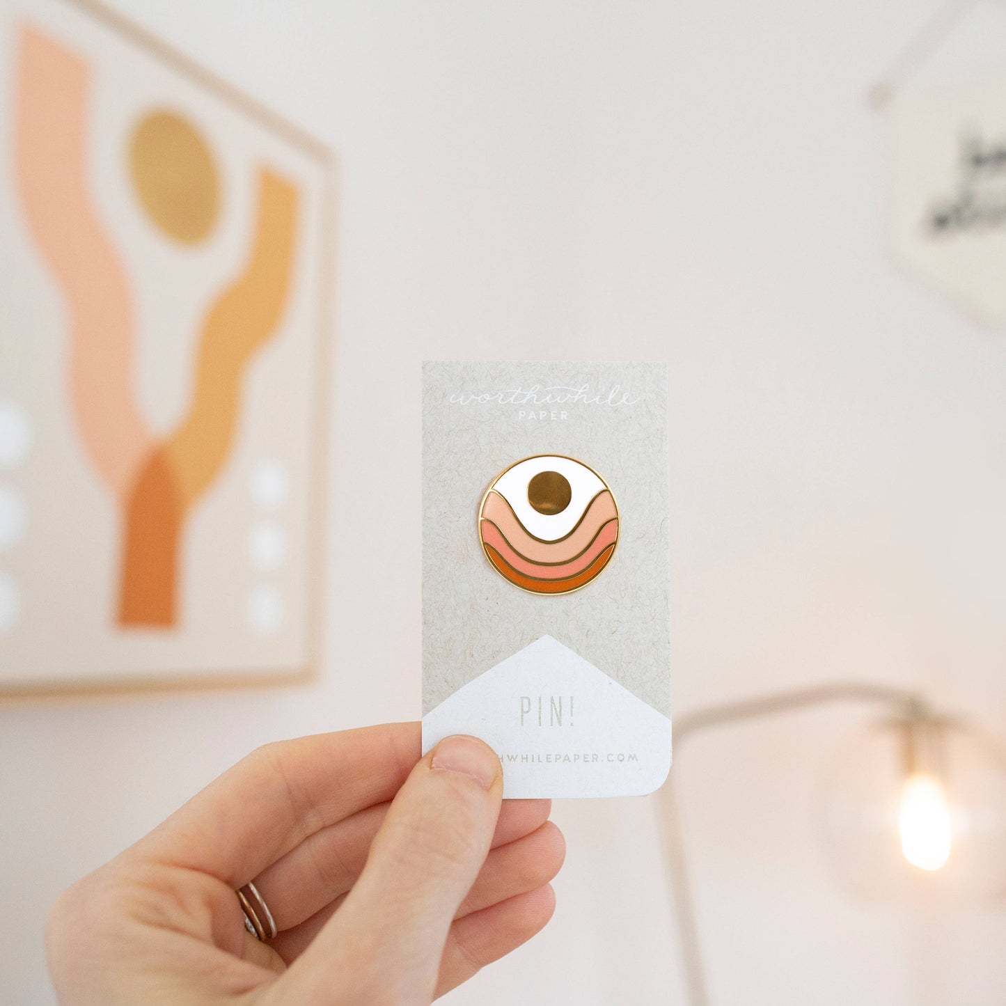Uplift Enamel Pin