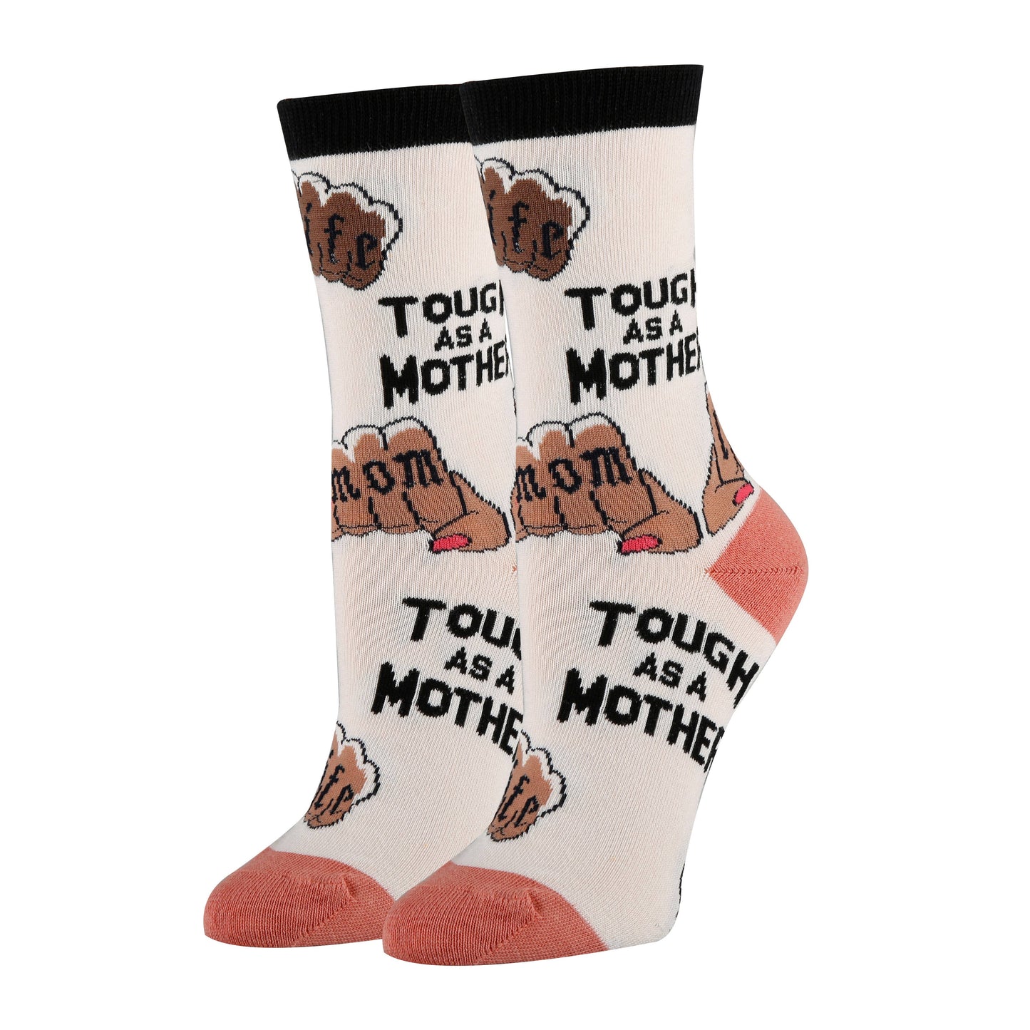 Mom Life | Women's Cotton Crew Colorful Socks