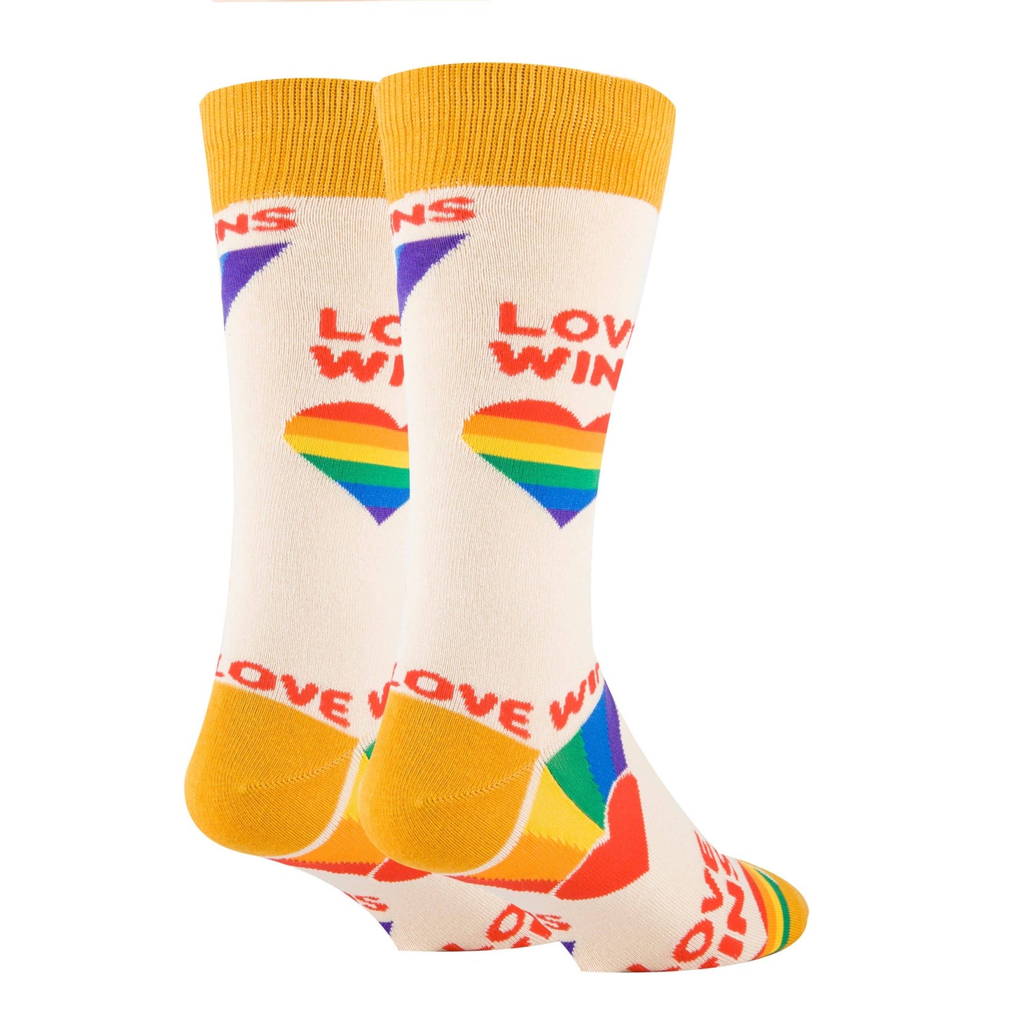 Love Wins | Men's Cotton Crew Pride Socks