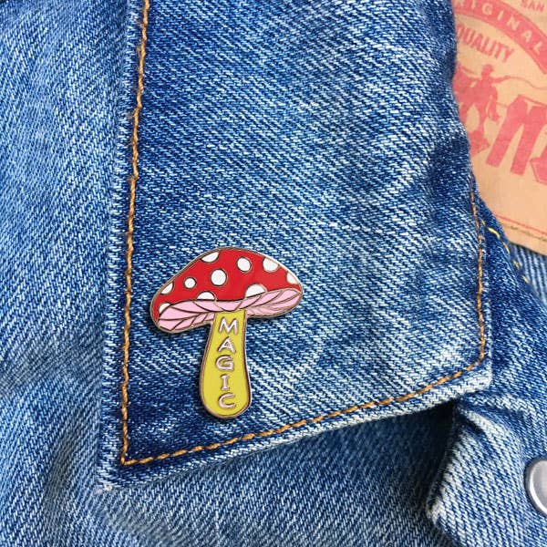 Magic Mushroom Pin