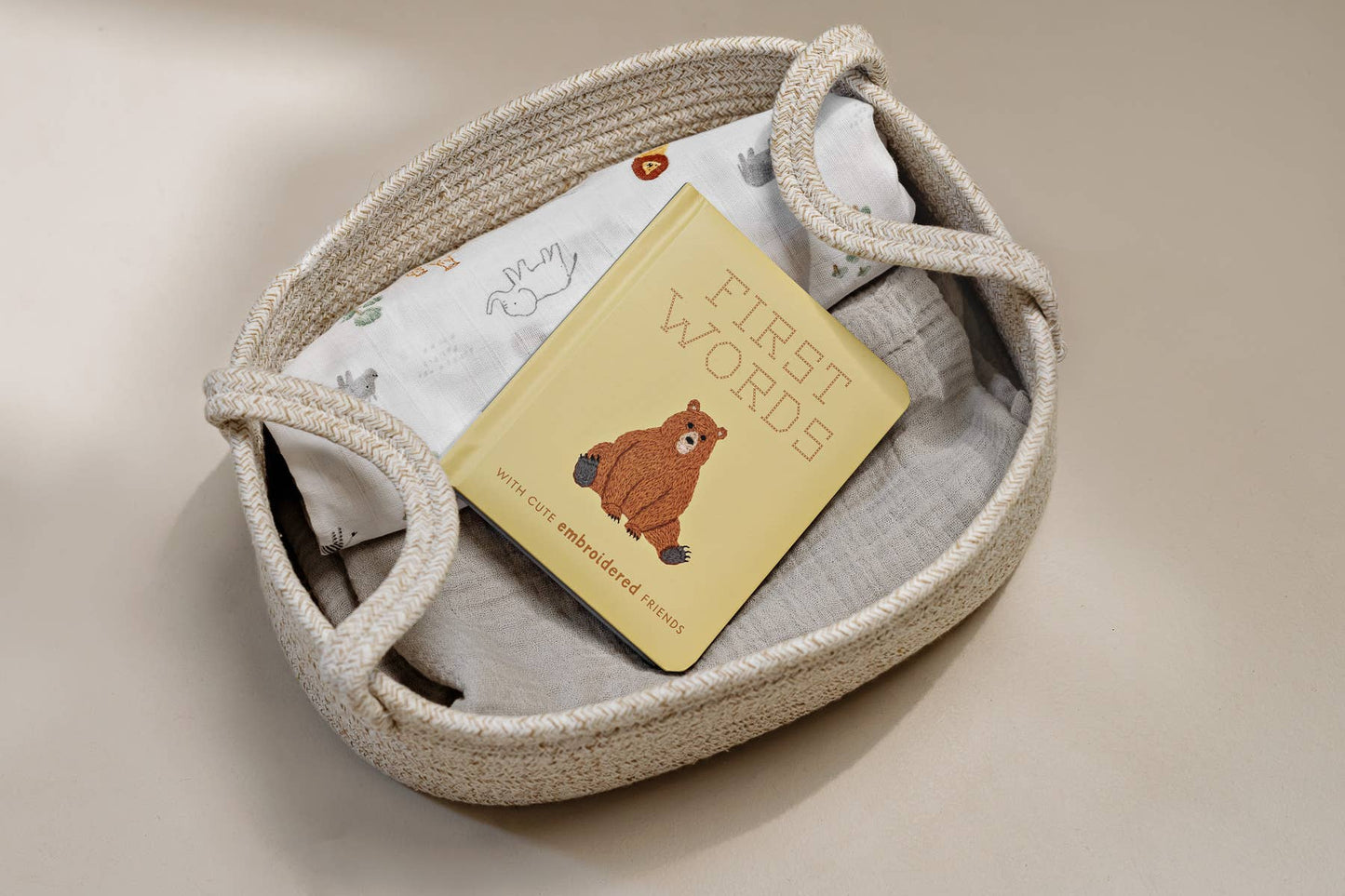 First Words with Cute Embroidered Friends (Easter Gifts)