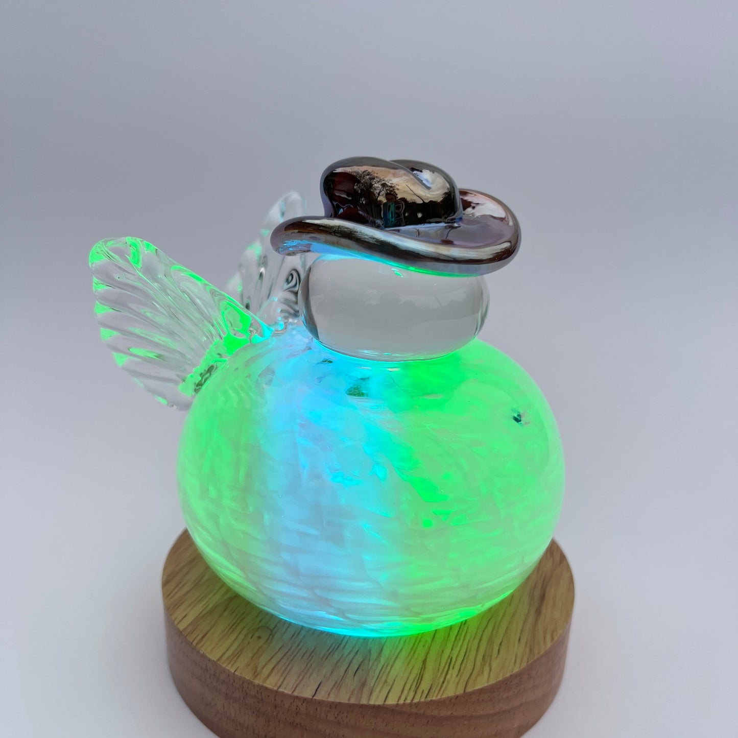 Sculpture, glass- Angels