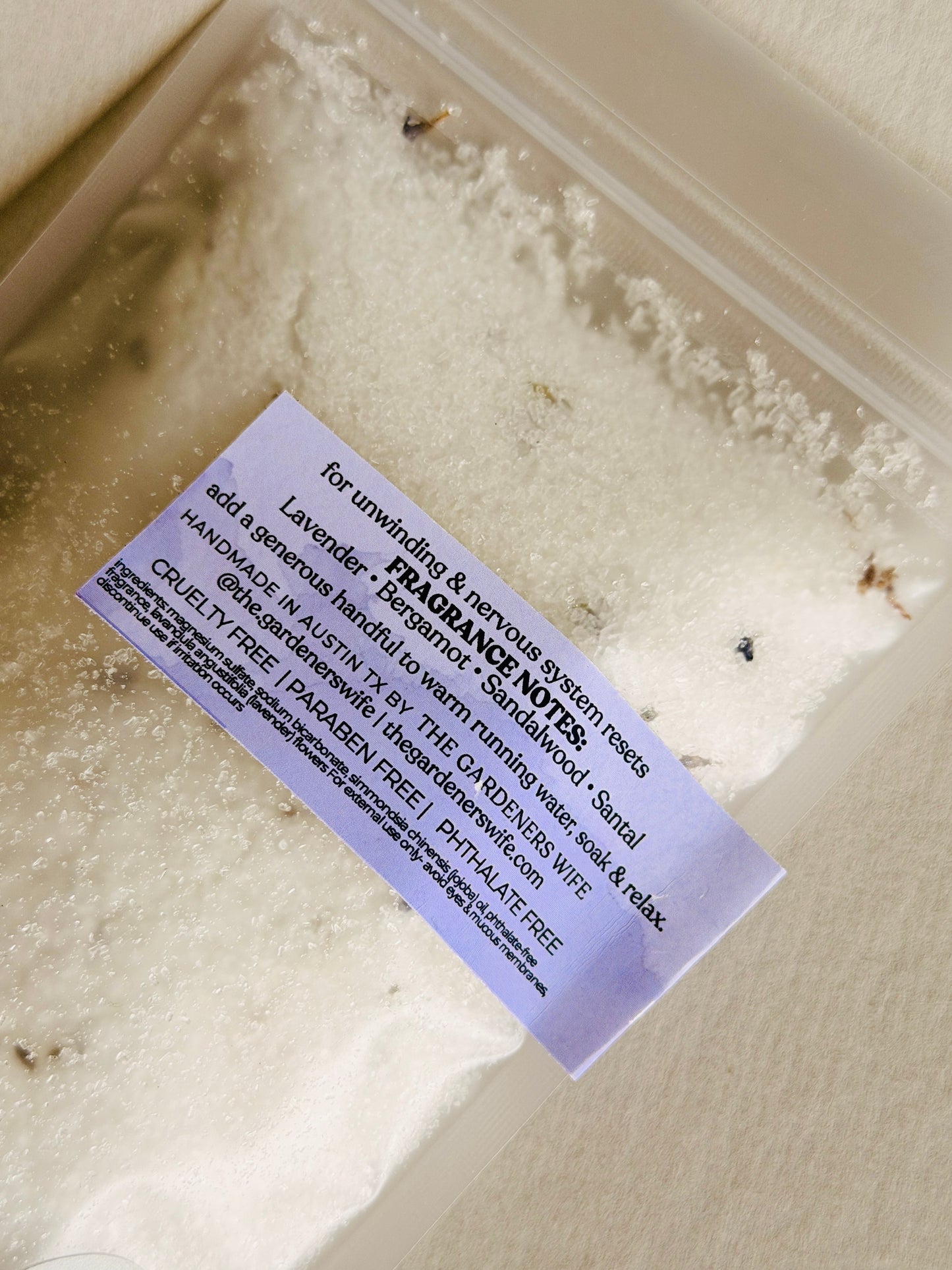 Bath Soaks by The Gardeners Wife