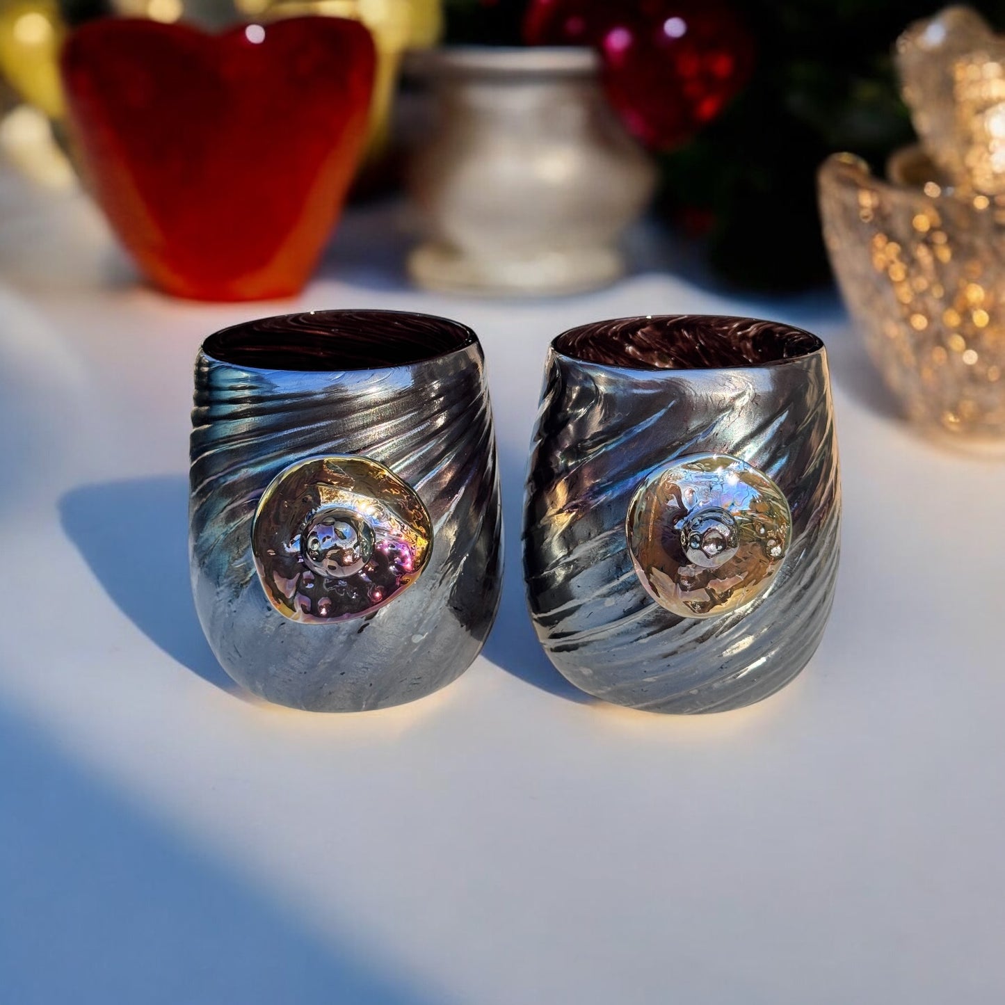 Cups, Tata Fancypants. Blown cocktail glass