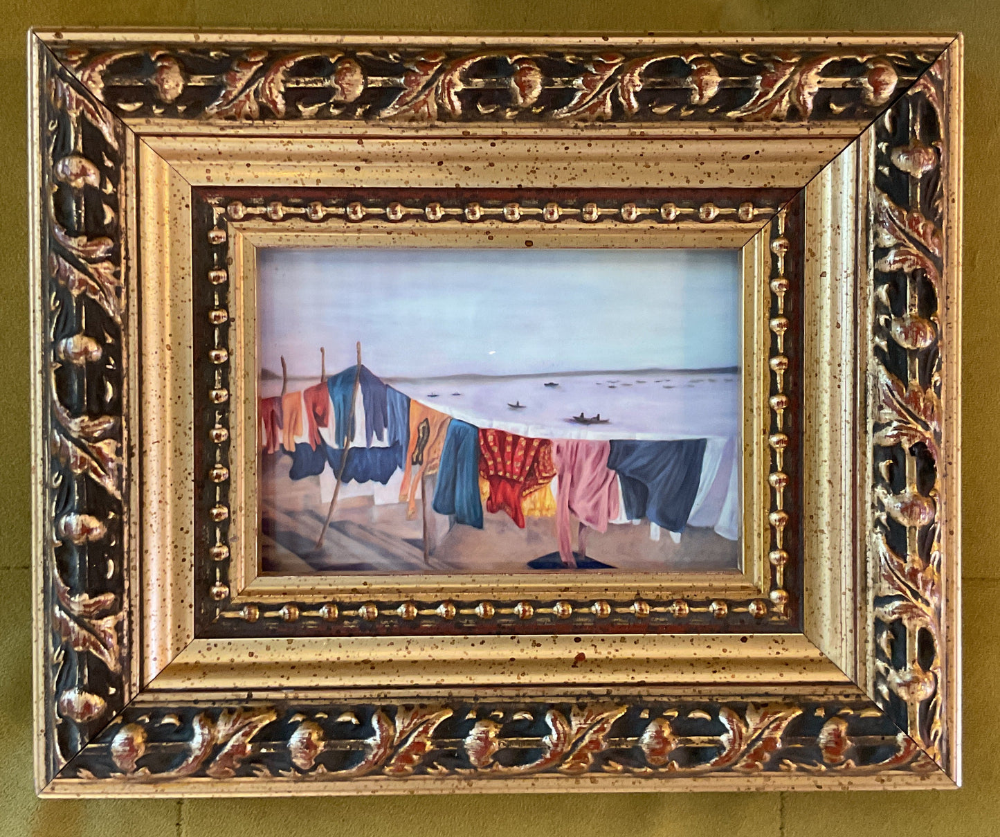 Clothesline Framed Print