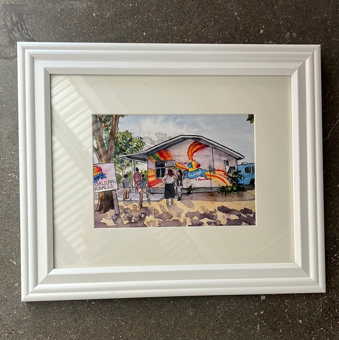 Framed Austin Icons by Fiber & Brimstone