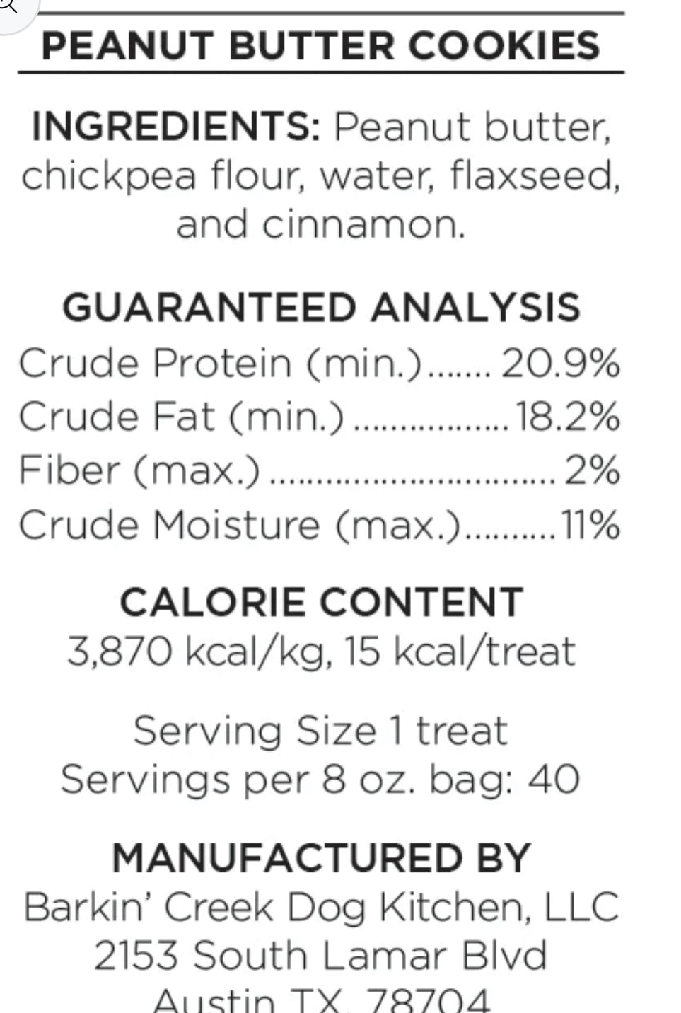 Dog Treats- Barkin’ Creek