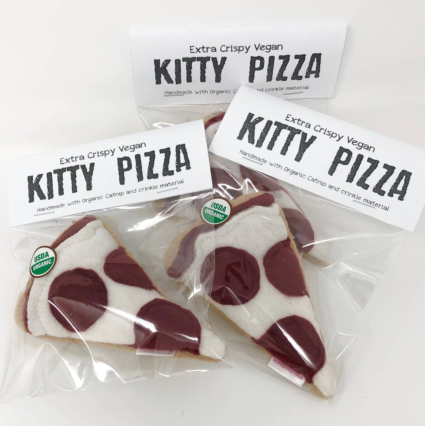 Extra Crispy Catnip Pizza Cat Toy
