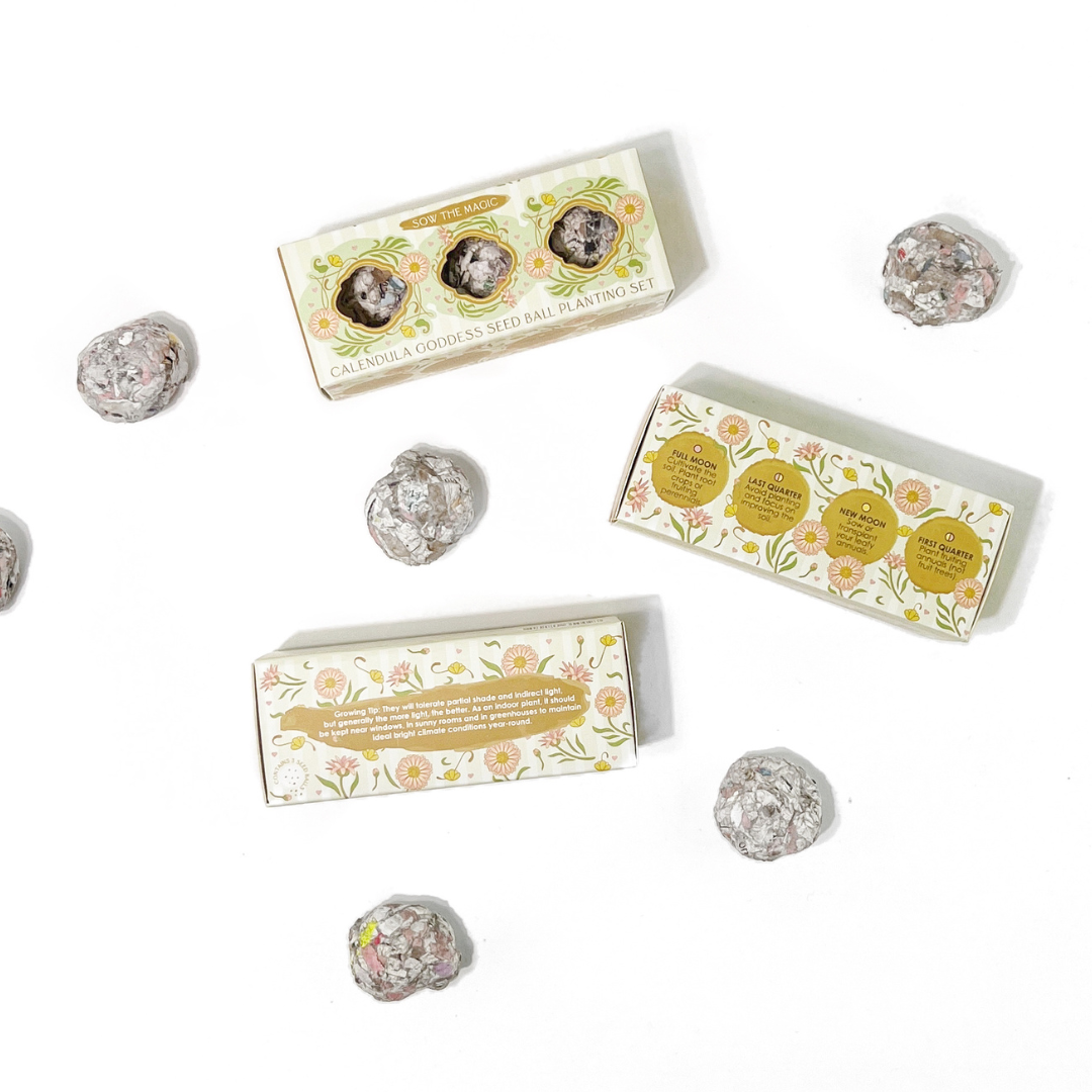 Seed Ball- Calendula Goddess Mini Gift Box