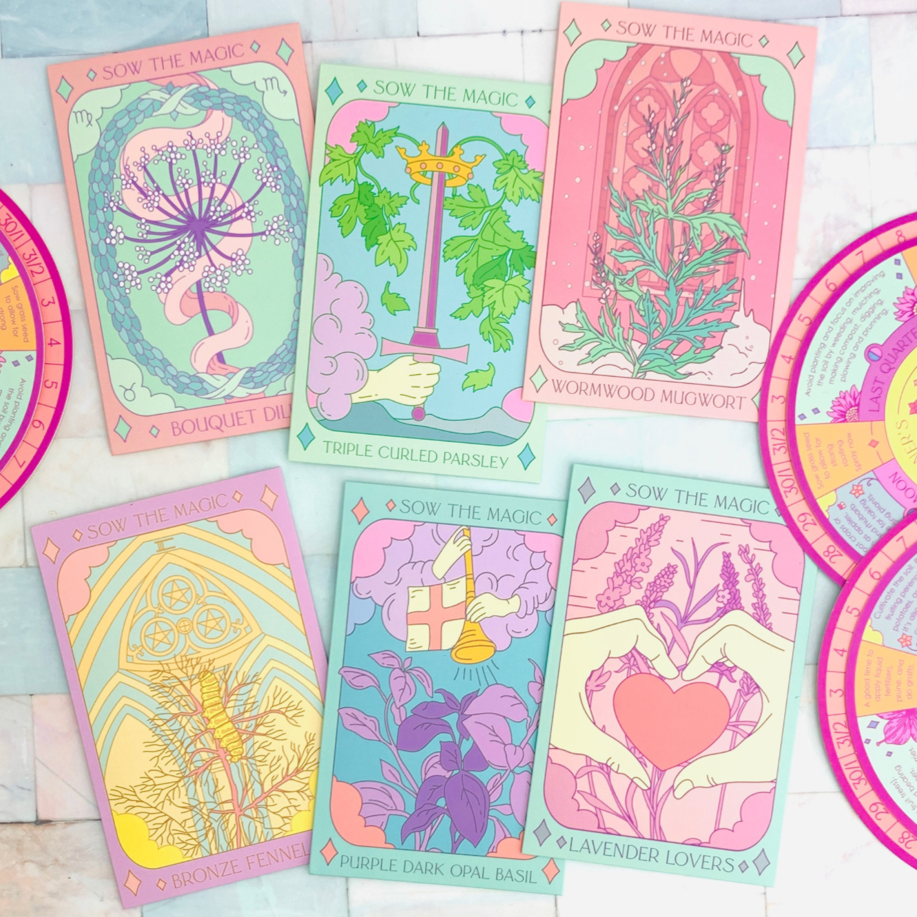 Seed Packet- Purple Dark Opal Basil Tarot Garden + Gift
