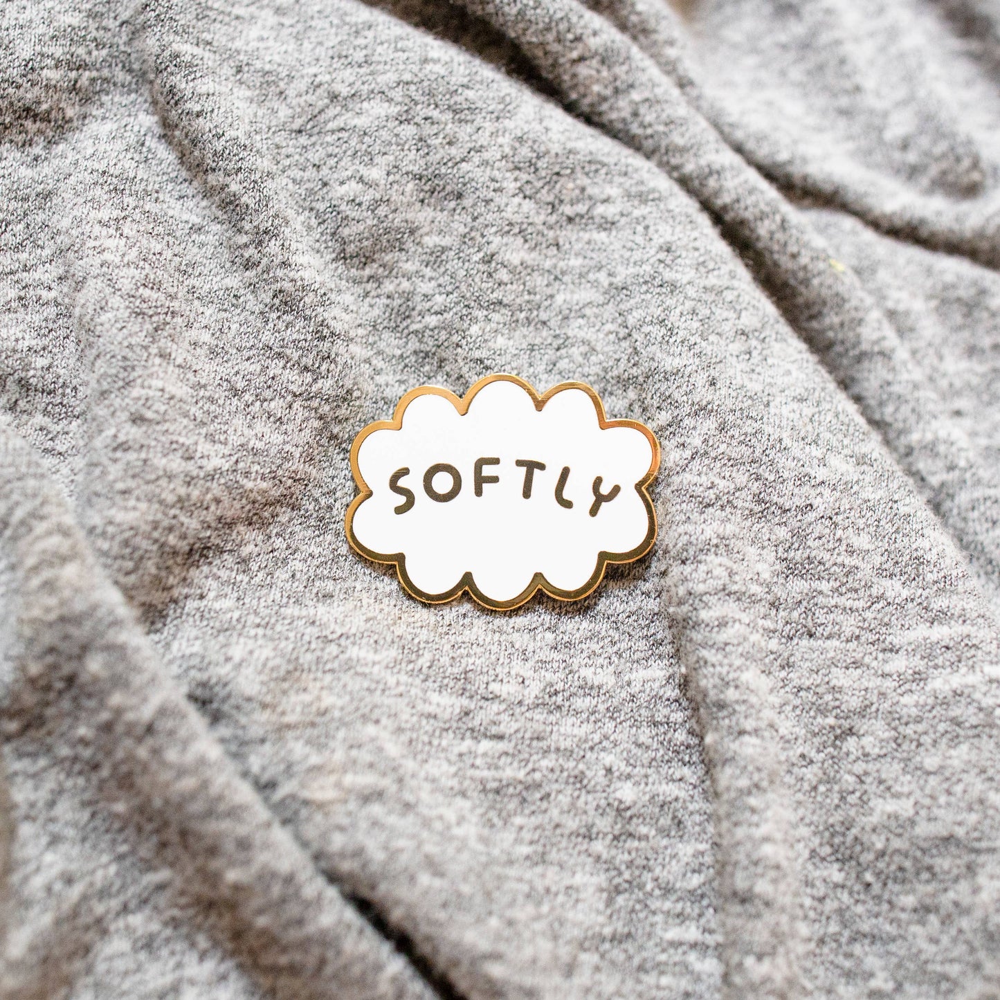 Softly Enamel Pin