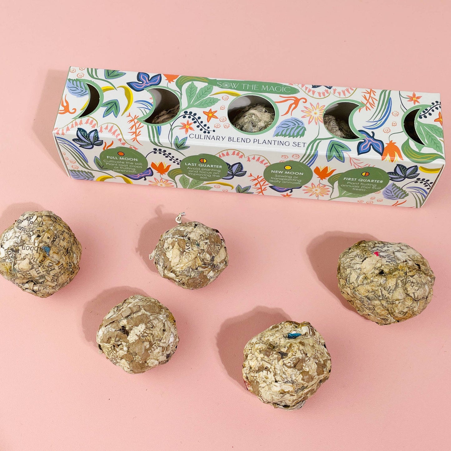 Seed Ball- Moon Phase Culinary Planting Set