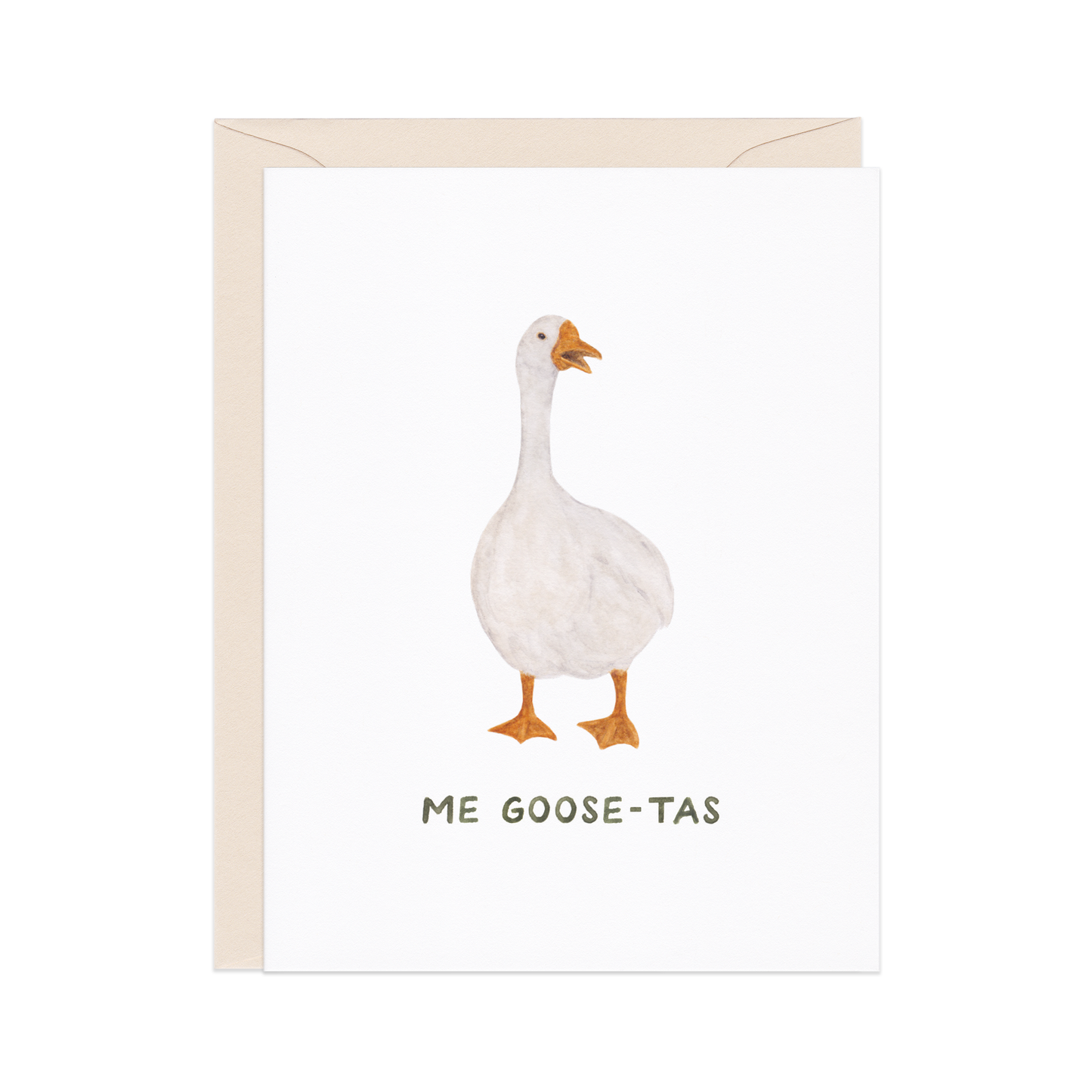 Me Goose-tas — Spanish Pun Love Card