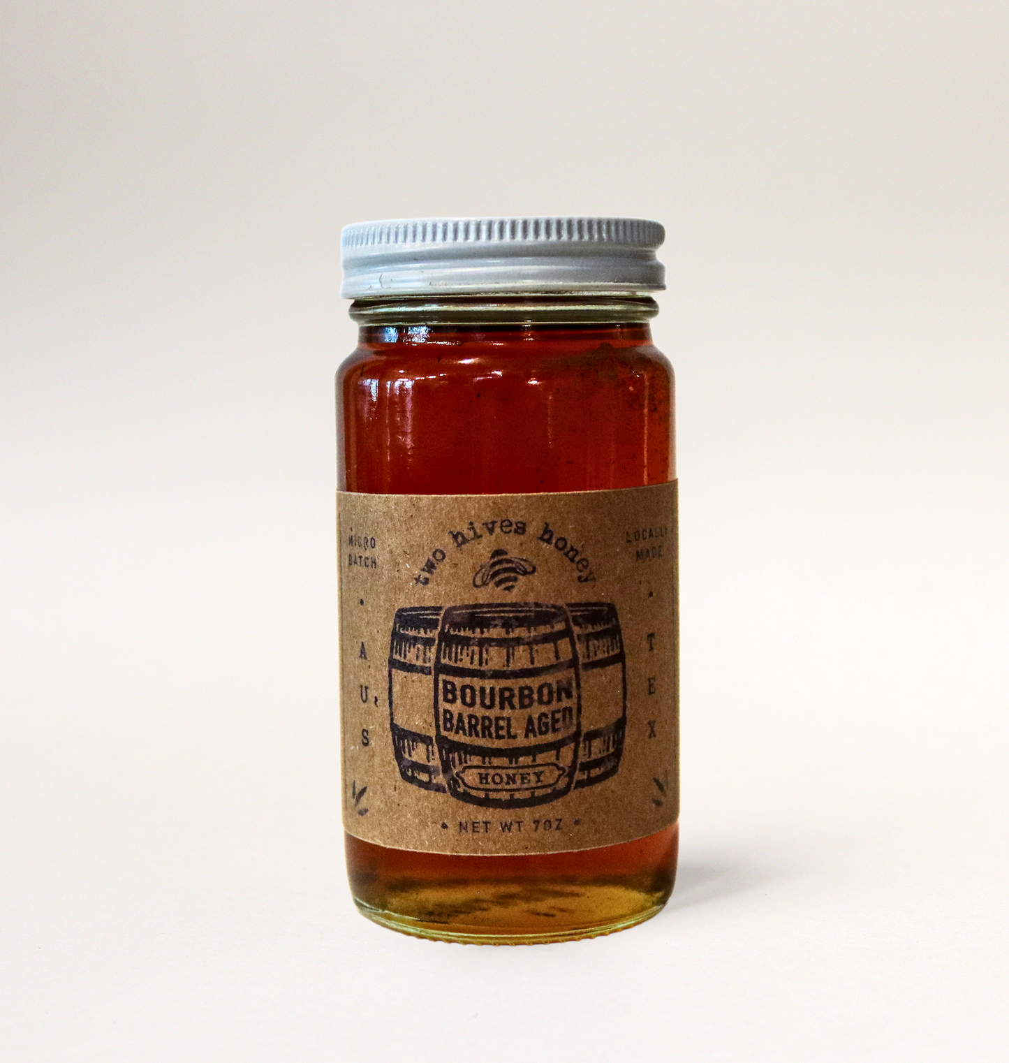 Bourbon Barrel-Aged Honey, 7 ounces