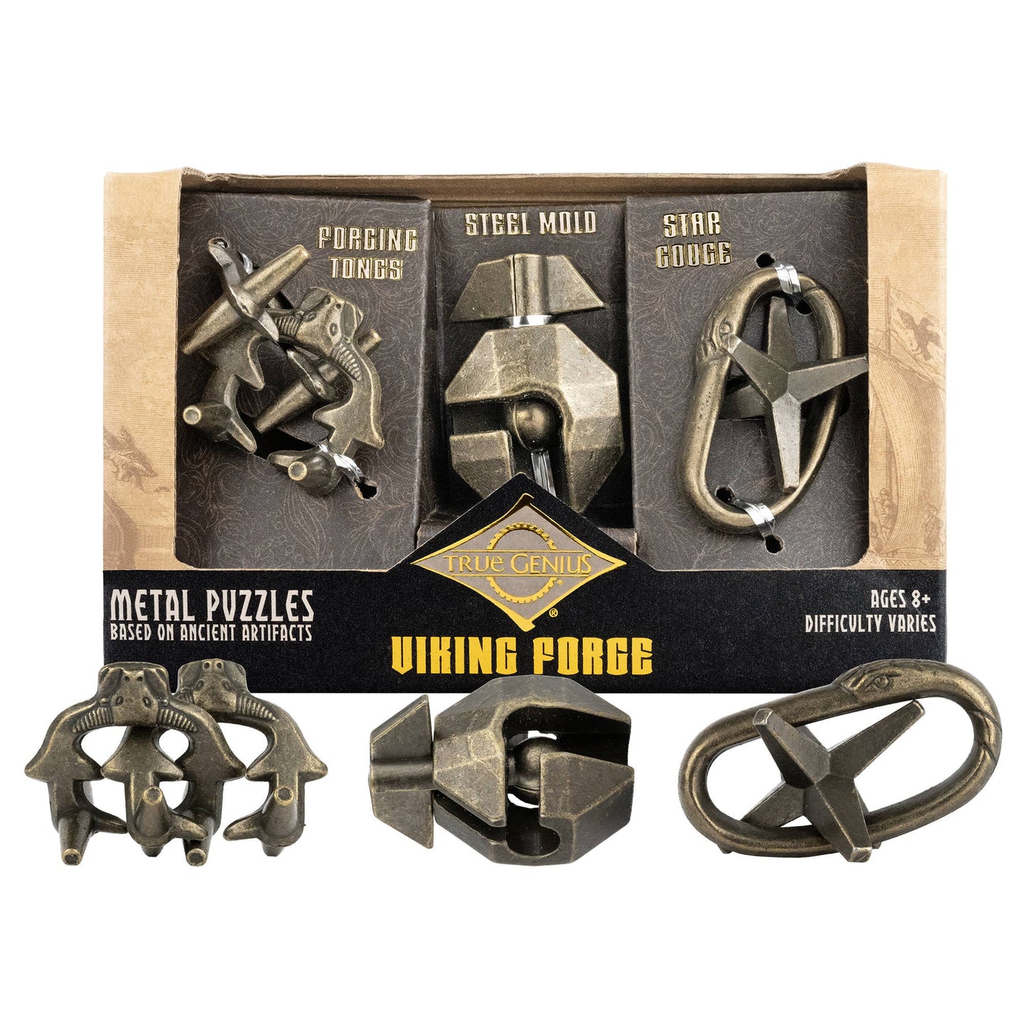 True Genius Viking Forge - 3pc Puzzle Set
